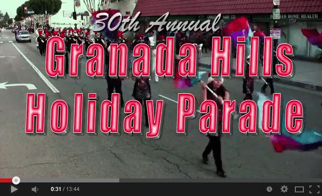 2013 Granada Hills Holiday Parade YouTube